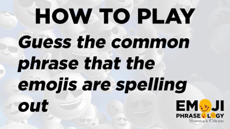 Emoji Phraseology Shamrock Edition